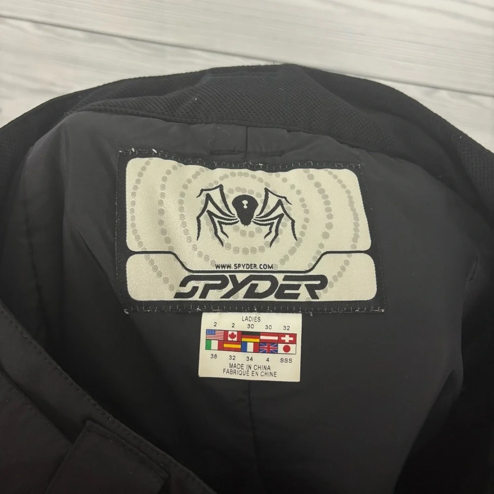 Spyder Black Women’s Snow/Ski Pants Size 2 Winter/Outdoor - Picture 14 of 16
